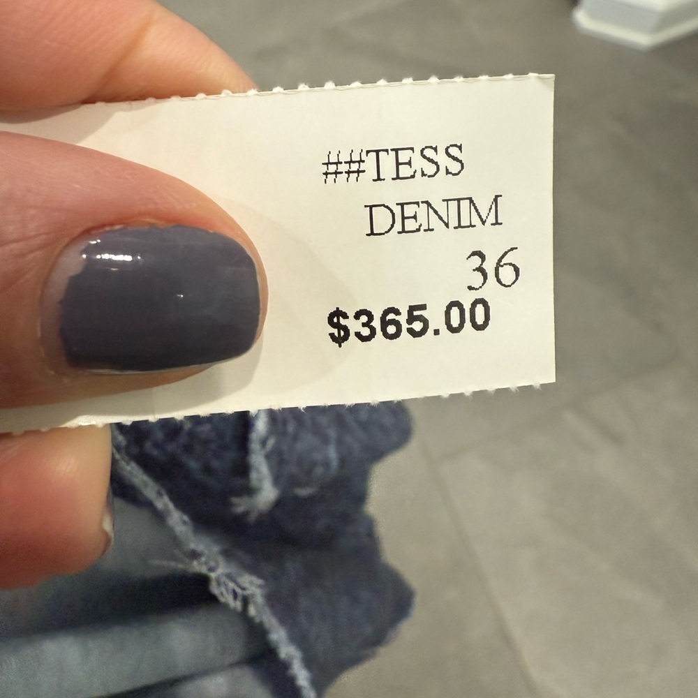Nwt Facon Jacmin Tess Denim Patchwork Top Size Us Xs Or Eu 36 — image 3 of 8